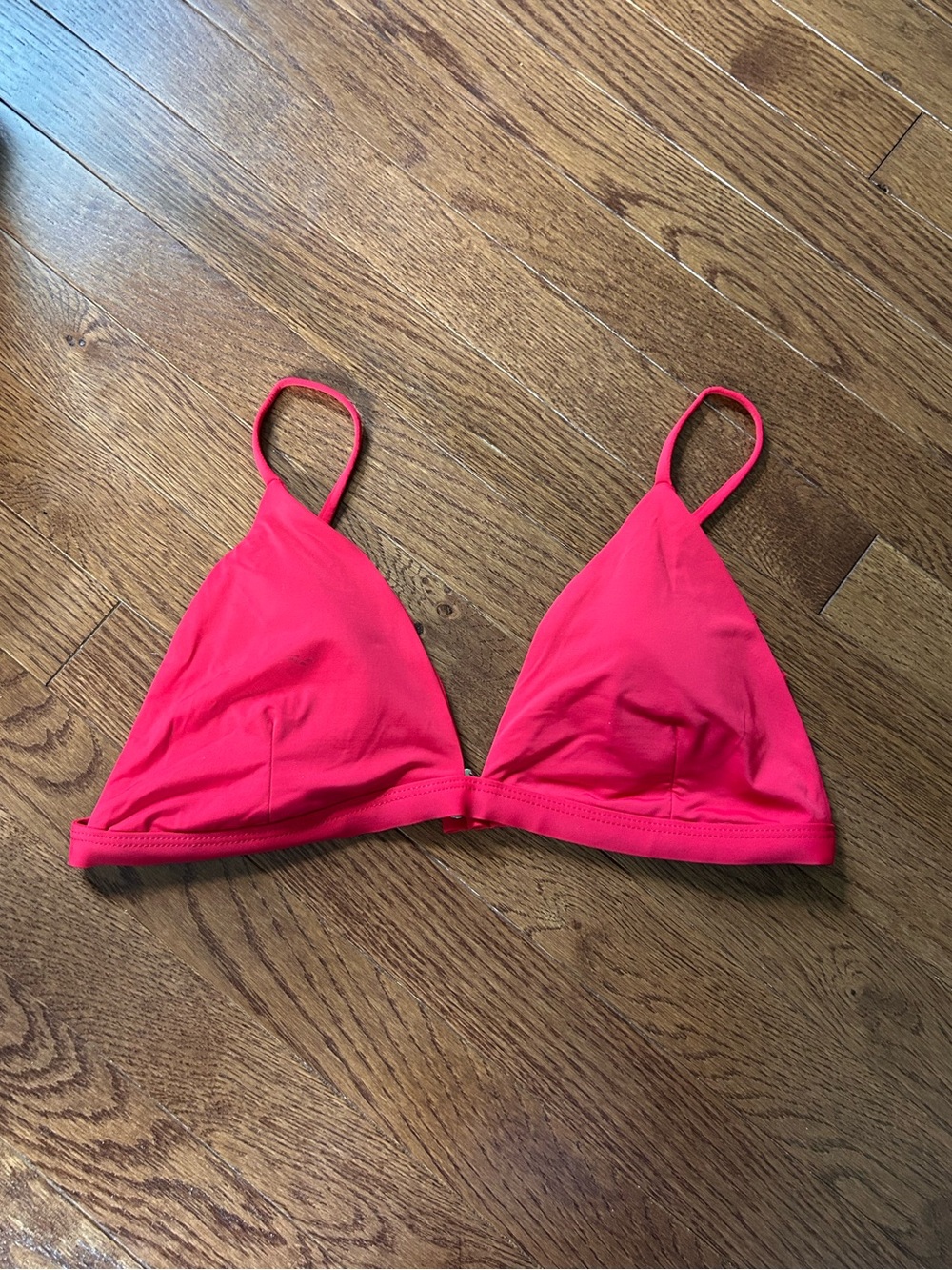 Tilly's Red Triangle Bikini Top